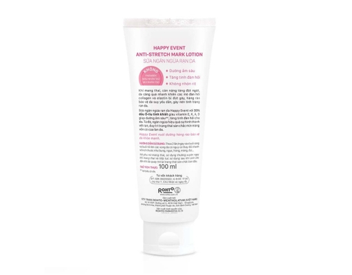 Sữa Chống Rạn Da Rohto Happy Event Anti-Stretch Mark Lotion 100ml