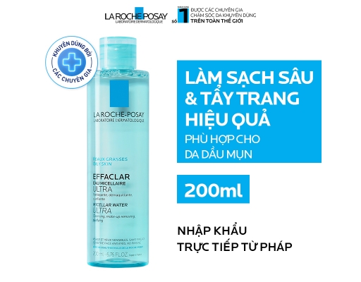 Nước Tẩy Trang Làm Sạch Sâu Và Kiểm Soát Bã Nhờn Cho Da Dầu Nhạy Cảm 200ml La Roche-Posay ảnh 1