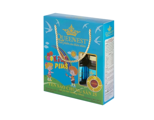 Yến Sào Chưng Sẵn Kids Plus 25% - 6 Lọ x 70ml Queennest ảnh 0