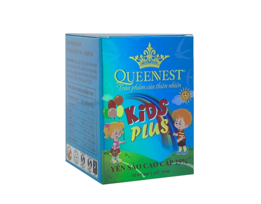 Yến Sào Chưng Sẵn Kids Plus 25% - 6 Lọ x 70ml Queennest ảnh 1