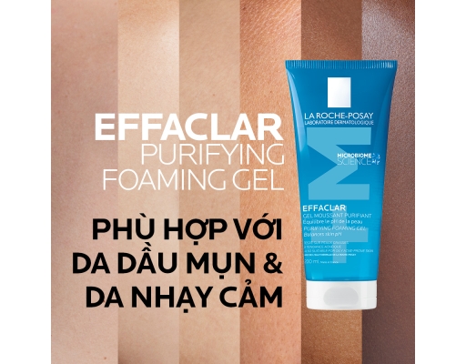 Gel Rửa Mặt Tạo Bọt Làm Sạch Cho Da Dầu Và Nhạy Cảm 200ml La Roche-Posay ảnh 3