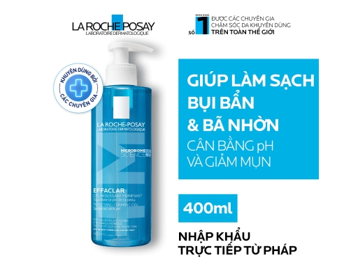 Gel Rửa Mặt Tạo Bọt Làm Sạch Cho Da Dầu Và Nhạy Cảm 400ml La Roche-Posay ảnh 1