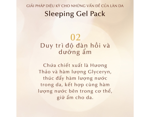 Mặt Nạ Ngủ Phục Hồi Độ Ẩm Và Ngăn Ngừa Lão Hóa Da Sleeping Gel Pack 105g Elixir ảnh 3