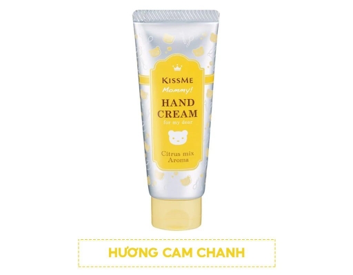 Kem Dưỡng Da Tay Cấp Ẩm Cho Trẻ Em Hương Cam Chanh Mommy Hand Cream 60g Kissme ảnh 2