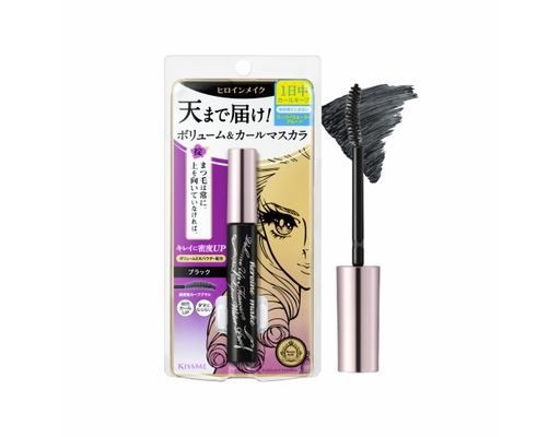 Mascara Nâng Cong Và Dày Mi Siêu Bền Heroine Make #01 Màu Đen Tuyền 6g Kissme ảnh 0