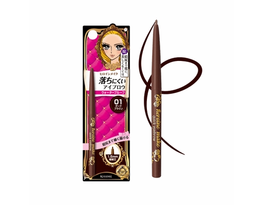Chì Sáp Kẻ Lông Mày Lõi Siêu Mịn Không Thấm Nước Heroine Make #01 Màu Nâu Đen 0.07g Kissme ảnh 0