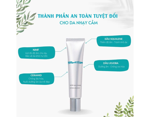 Kem Dưỡng Da Mắt Dịu Nhẹ Repair&Balance Mild Eye Cream 20g Meishoku ảnh 1