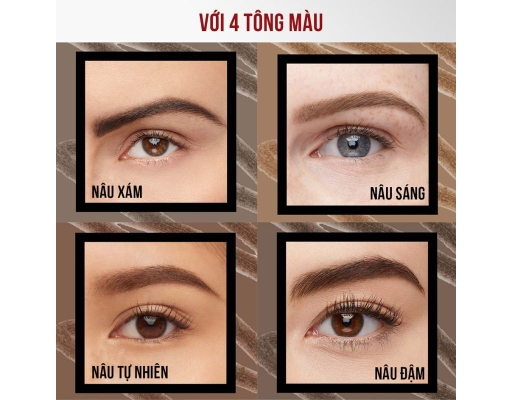 Chì Kẻ Mày Màu Nâu Tự Nhiên Tattoo Brow - Natural Brown 0.25g MAYBELLINE ảnh 3