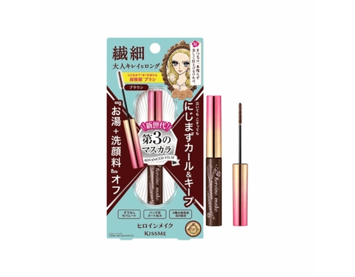 Mascara Dạng Màng Film Siêu Chống Trôi Chải Tơi Và Làm Dài Mi Heroine Make 02 Màu Nâu 4.5g Kissme ảnh 0