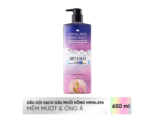 Dầu Gội Sạch Gàu Muối Hồng Himalaya Mềm Mượt Óng Ả 650ml HIMALAYA PINK SALT ảnh 1