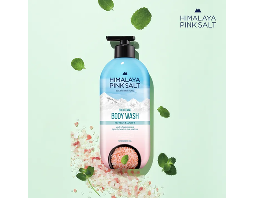 Sữa Tắm Muối Hồng Himalaya Tươi Mát Và Sảng Khoái 500g HIMALAYA PINK SALT ảnh 2