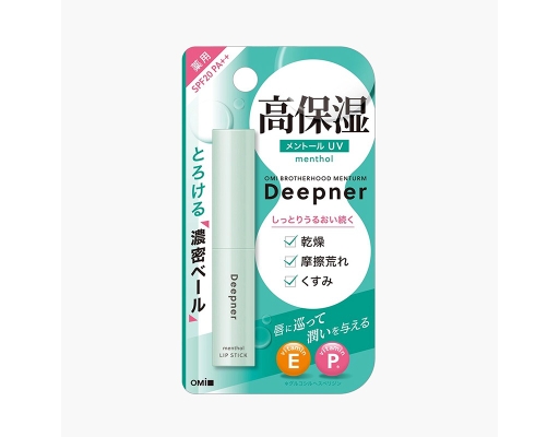 Son Dưỡng Môi Chống Nắng Hương Bạc Hà Deepener Menthol Lip Stick 2.3g Omi Brotherhood ảnh 0
