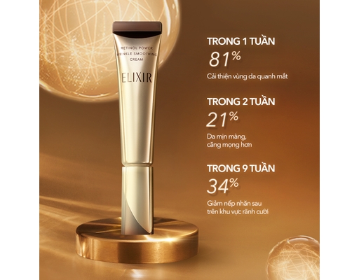 Kem Dưỡng Da Cải Thiện Nếp Nhăn Vượt Trội Retinal Power Wrinkle Smoothing Cream 15g Elixir ảnh 2