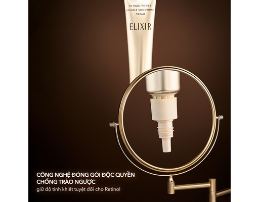 Kem Dưỡng Da Cải Thiện Nếp Nhăn Vượt Trội Retinal Power Wrinkle Smoothing Cream 15g Elixir ảnh 3