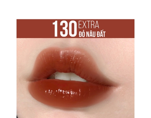 Son Kem Bóng Super Stay Vinyl Ink Màu Đỏ Nâu Đất - 130 Extra 4.2ml MAYBELLINE ảnh 2