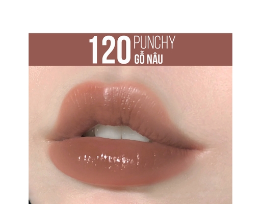 Son Kem Bóng Super Stay Vinyl Ink Màu Cam Đất - 120 Punchy 4.2ml MAYBELLINE ảnh 2