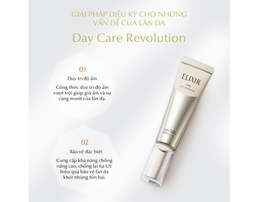 Sữa Chống Nắng Dưỡng Da Ngăn Ngừa Lão Hóa Daily UV Protector 35ml Elixir ảnh 2