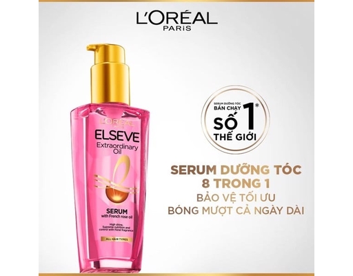 Serum Dưỡng Tóc Chiết Xuất Hoa Hồng 100ml L'Oreal ảnh 1