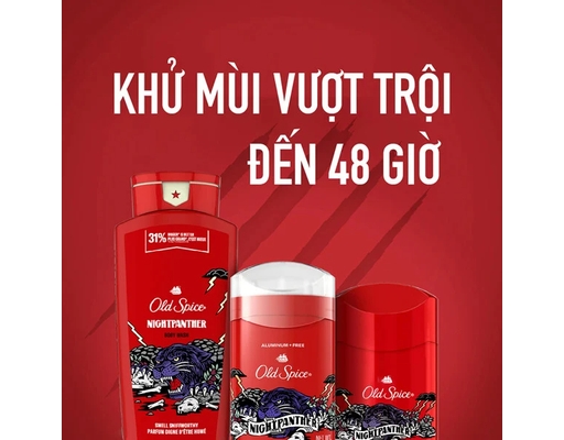 Sáp Khử Mùi Cho Nam NightPanther 85g OLD SPICE ảnh 2