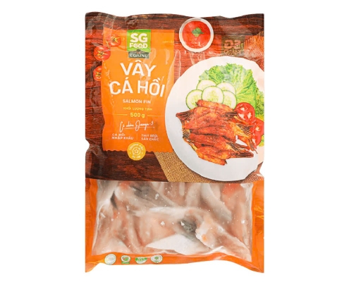 Vây Cá Hồi Tẩm Gia Vị 500g Sài Gòn Food ảnh 0