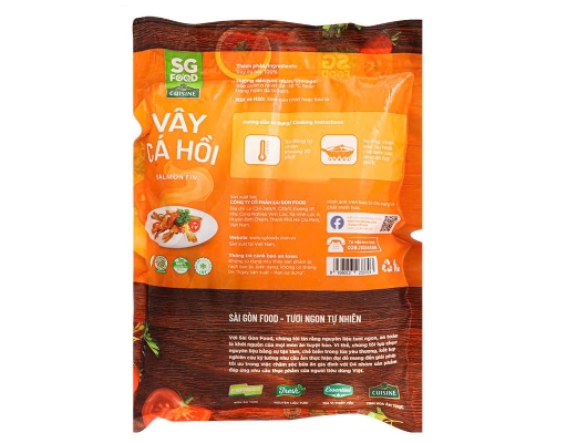 Vây Cá Hồi Tẩm Gia Vị 500g Sài Gòn Food ảnh 1