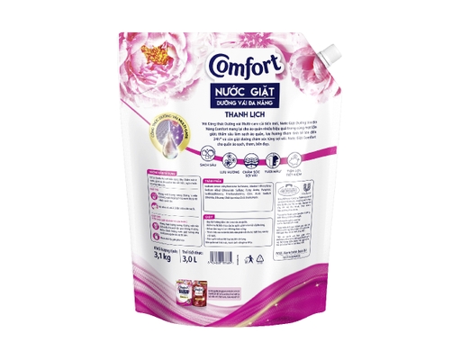 Nước Giặt Dưỡng Vải Hương Thanh Lịch 3.1kg Comfort ảnh 1