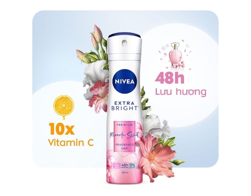 Xịt Ngăn Mùi Dưỡng Sáng Hương Lê 150ml NIVEA ảnh 1