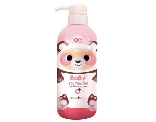 Sữa Tắm Gội Cho Bé Hương Anh Đào 700ml Agi ảnh 0