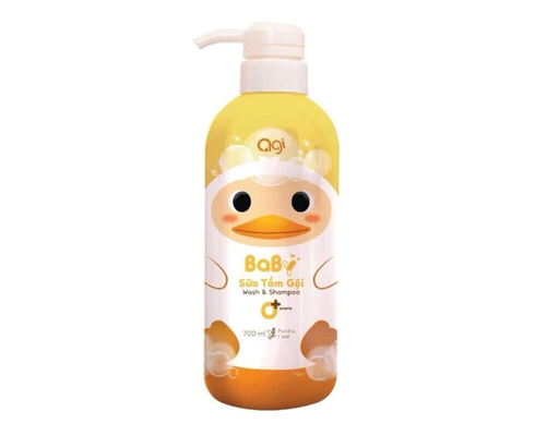 Sữa Tắm Gội Cho Bé Hương Phấn 700ml Agi ảnh 0