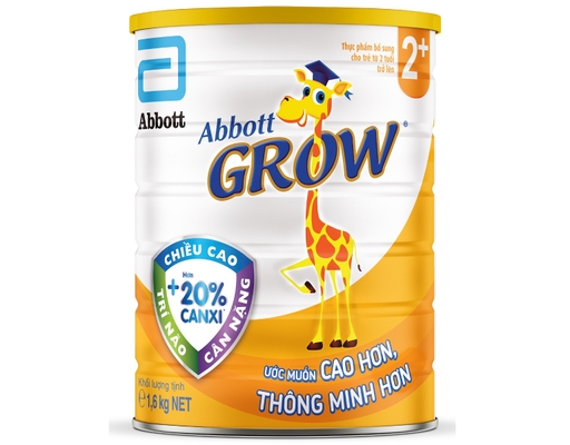 Sữa Bột Grow 2+ Cho Trẻ Trên 2 Tuổi 1.6kg Abbott ảnh 0