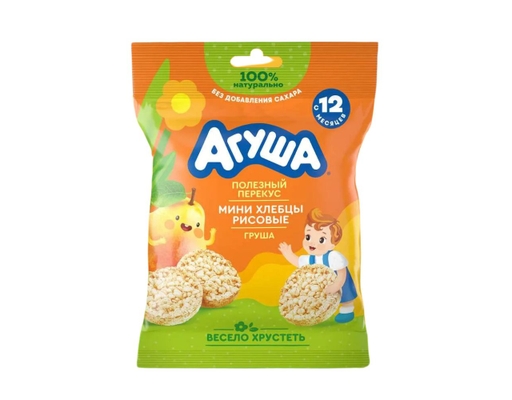 Bánh Gạo Ăn Dặm Vị Lê 30g Agusha ảnh 0