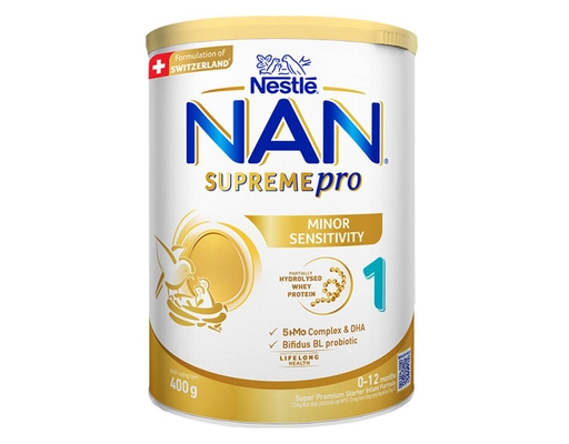 Sữa Nan Supreme Pro Số 1 Bổ Sung 5HMO Cho Bé 0-6 Tháng 400g Nestlé ảnh 0