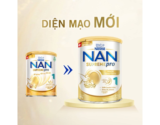 Sữa Nan Supreme Pro Số 1 Bổ Sung 5HMO Cho Bé 0-6 Tháng 400g Nestlé ảnh 3