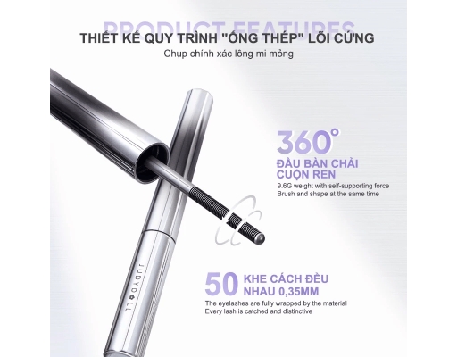 Mascara Curling Iron Mascara Màu 1 Đen 2g JUDY DOLL ảnh 3