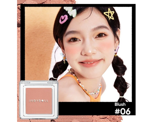 Phấn Má Hồng Màu 06 Cam Sữa 2g JUDY DOLL ảnh 2