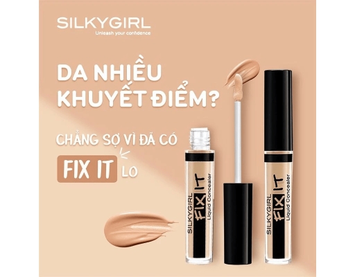 Kem Che Khuyết Điểm Màu 01 Tông Sáng 8g Silkygirl ảnh 1