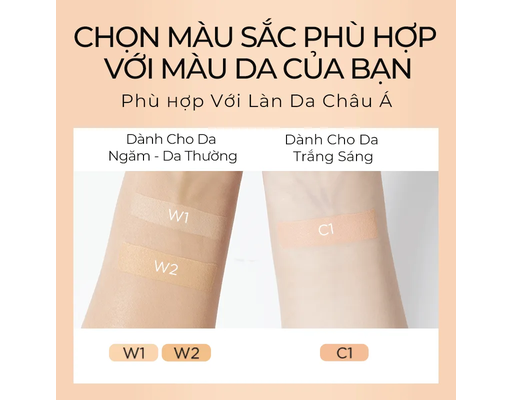 Kem Nền Lâu Trôi Flawless Màu C1 Tông Sáng Hồng 30g COLOR KEY ảnh 2