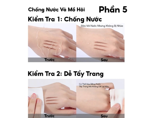 Chì Kẻ Mày 2 Đầu Lâu Trôi Màu 01 Nâu Mocha 0.07g COLOR KEY ảnh 4
