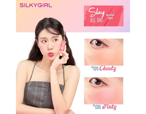 Má Hồng Kem Slay All Day Màu 2 Hồng San Hô 10ml Silkygirl ảnh 3