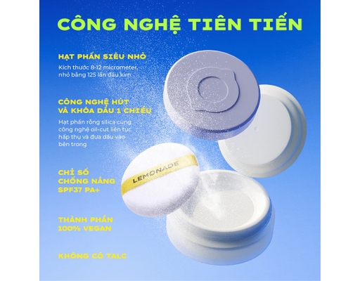 Phấn Phủ Mỏng Nhẹ, Kiềm Dầu, Thuần Chay, Chống Nắng Supermatte 9g Lemonade ảnh 2