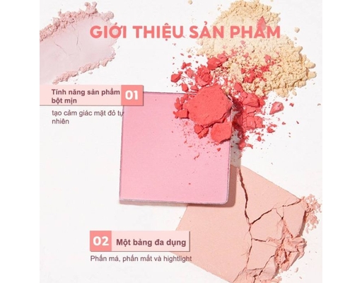 Phấn Má Hồng dạng bột Blush Powder Màu 02 Hoa Hồng Khô 2g JUDY DOLL ảnh 4