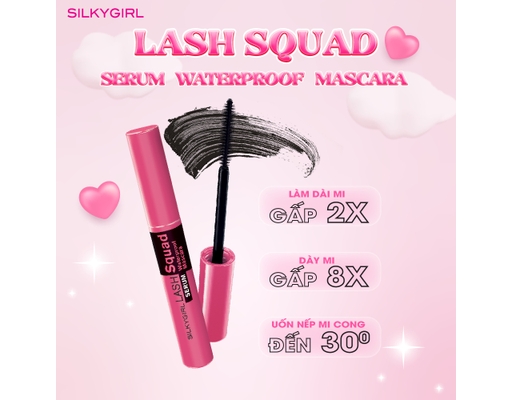 Mascara Làm Dài, Dày Và Cong Mi Màu Đen 4ml Silkygirl ảnh 2
