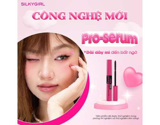 Mascara Làm Dài, Dày Và Cong Mi Màu Đen 4ml Silkygirl ảnh 4