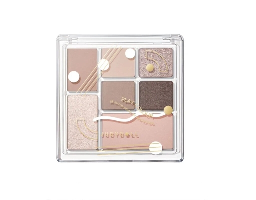 Bảng Phấn Mắt 7 Ô Màu 15 Tím Khói 8.5g JUDY DOLL ảnh 0