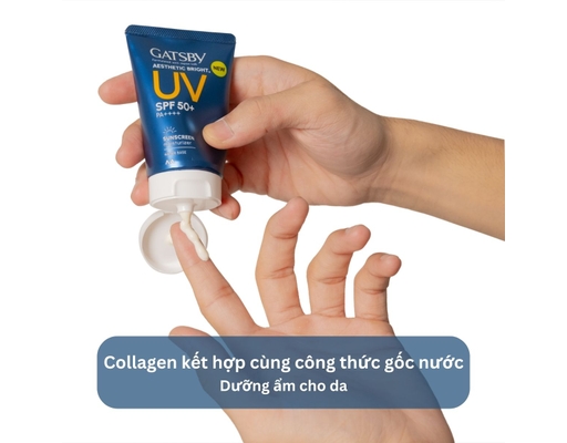 Kem Chống Nắng Cho Nam Kiểm Soát Dầu Và Sáng Da 40ml GATSBY ảnh 2