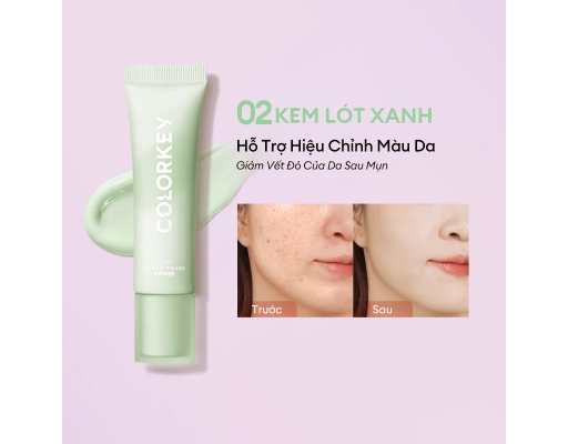 Kem Lót Trang Điểm Màu #2 Hiệu Chỉnh Màu Da 30g COLOR KEY ảnh 2