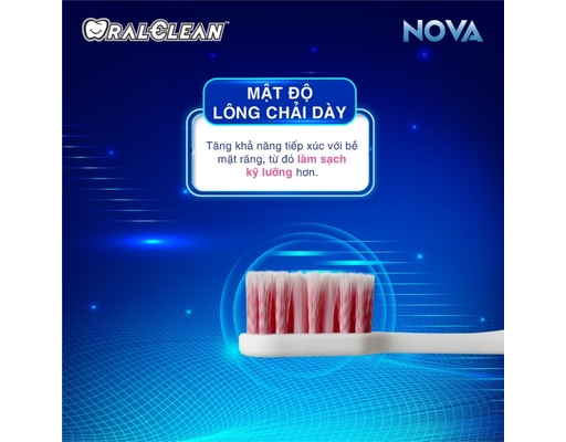 Bàn Chải Đánh Răng Sạch Sâu Nova - Dual Soft 1 Cái OralClean ảnh 2