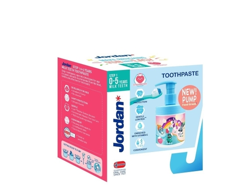 Kem Đánh Răng Trẻ Em Từ 0 - 5 Tuổi Hương Dâu 188g Jordan ảnh 2