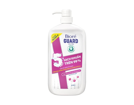 Sữa Tắm Guard Sạch Mịn Thư Giãn 1.2kg Bioré ảnh 0