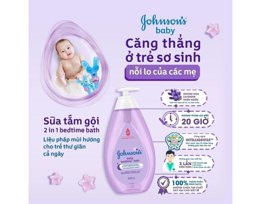 Sữa Tắm Thư Giãn Bedtime 500ml Johnson's Baby ảnh 2